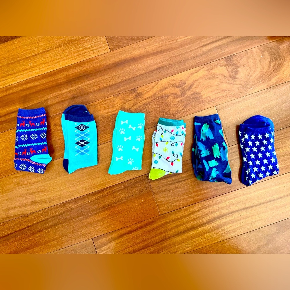 Fun theme socks